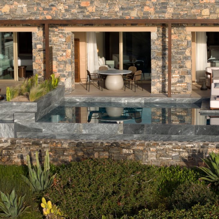 Pool area of two Bedroom Suite