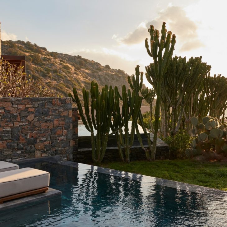 Outdoor pool of Premium One Bedroom Suite