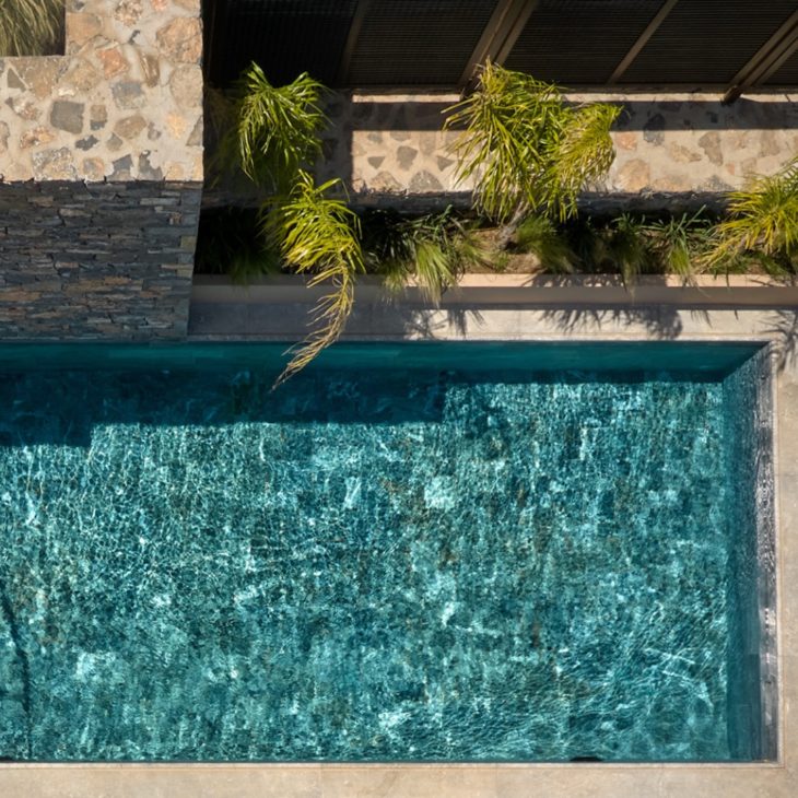 Areal photo of the pool at the Premium Junior Suite