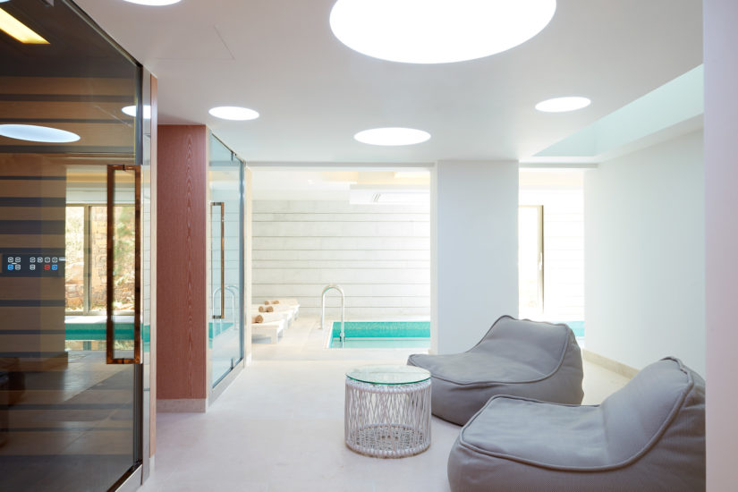 The area of the in-suite Spa treatments of the Mansion